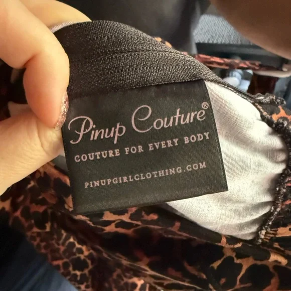 Pinup Girl Clothing Leopard Print Dress - Picture 3 of 6